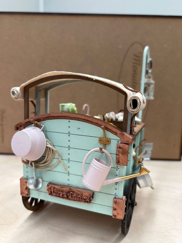 Kit carreta de caballos en miniatura